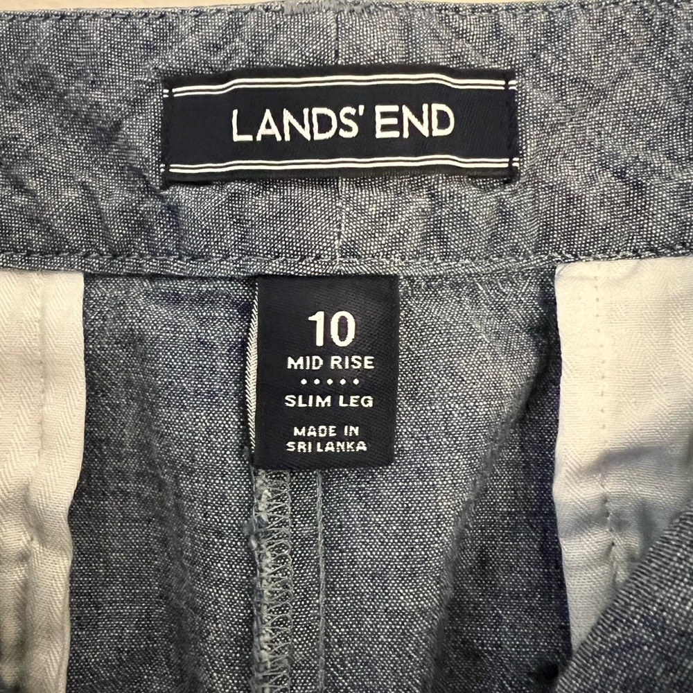 Lands End Mid-Rise Slacks - Picture 2 of 10
